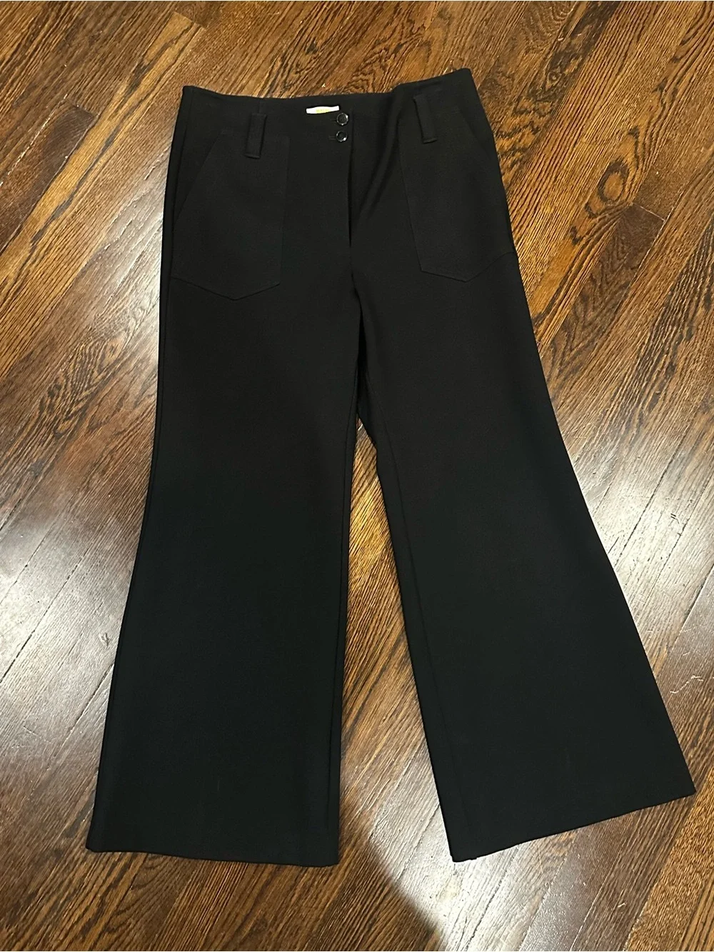 Anthropologie Naomi Ponte Wide-Leg Flare Pants by Maeve - Picture 3 of 7